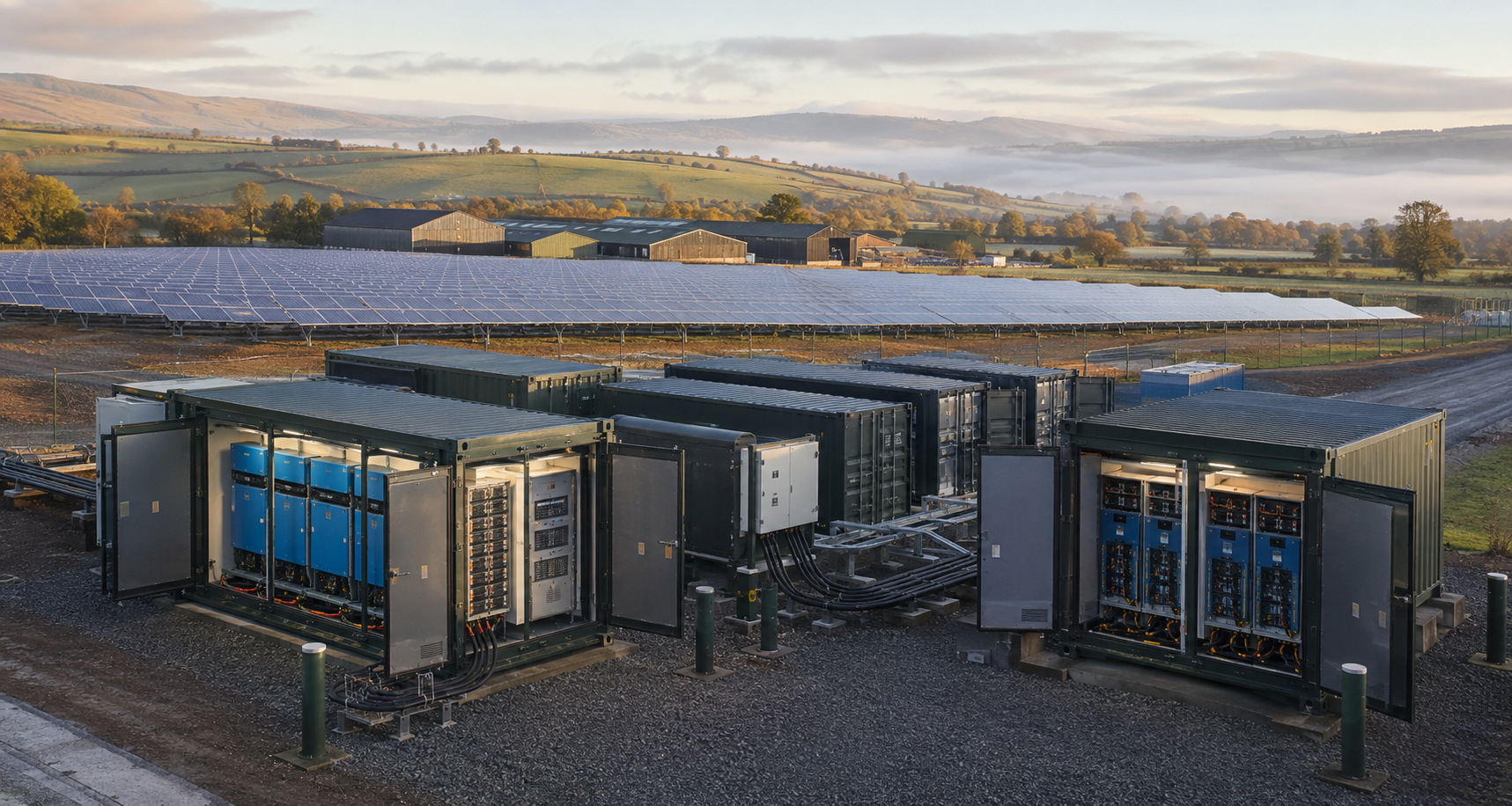 Scalable containerised off-grid power operation
