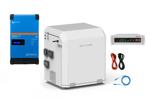 Outdoor Battery Storage System For Small Off-Grid & Grid Tied Homes (1 Bedroom) - Add To Existing Solar