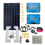 Victron 380 Watts of Solar Panels, Victron Smart MPPT, Victron Orion Smart DC/DC charger, Cable, Mounting & Gland. (KIT56)