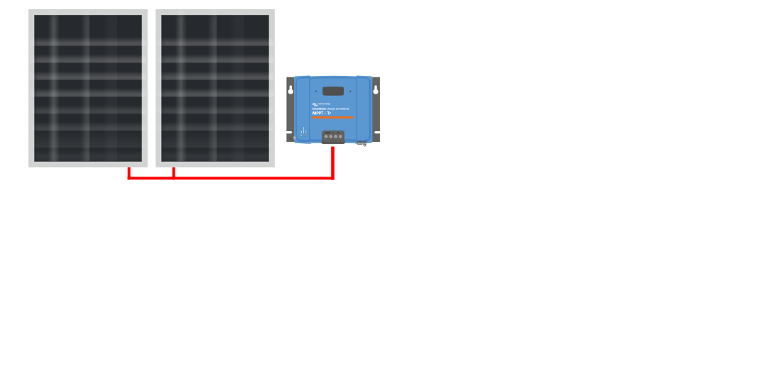 Victron 380W 2 x 190W Solar Panel In Series (2 x 1485mm x 668mm x 30mm)