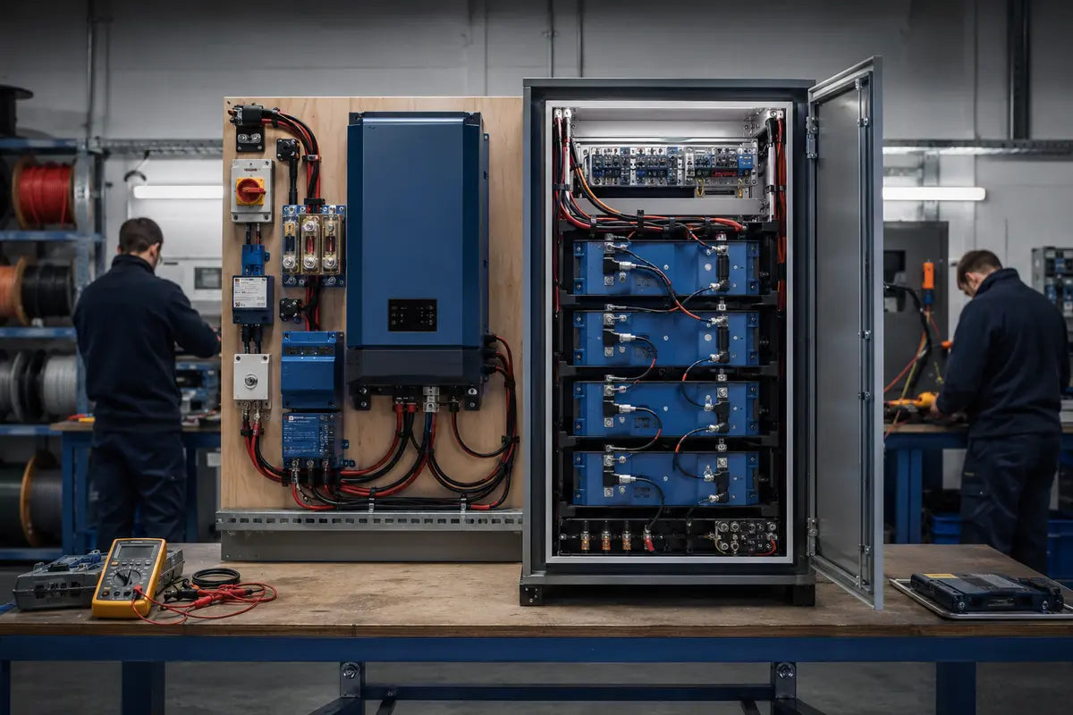 Pre-built Victron system engineered and tested in a workshop