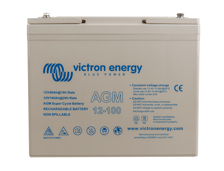 12V/100Ah AGM Super Cycle Battery (M6) - BAT412110081