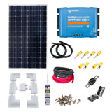 Victron 285 Watt Solar Panel, Victron Smart 100/30 MPPT Solar Charge Controller, Cable, Mounting & Gland. (KIT54)