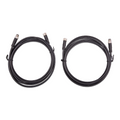 M8 circular connector Male/Female 3 pole cable 1m (bag of 2) - ASS030560100